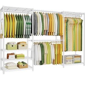 White Metal Closet Organizer